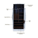 2 Door Wardrobe – Sleek, Secure & Space-Smart Storage - Image 3