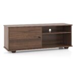 Engineered Wood Free Standing TV Unit in Classic Walnut Finish - Image 3
