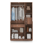 3 Door Wardrobe in Sheesham Paper Finish - Image 2