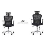 Study Chair in Carbon Black Colour - Image 3