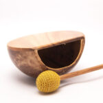 Coco Drum With Stick Handmade Coconut Shell Musical Toy - Image 4