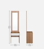 Dressing Unit in Teak Finish - Image 4