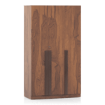3 Door Wardrobe in Sheesham Paper Finish - Image 3