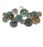 Iron Abstract Wall Art In Teal - Image 5