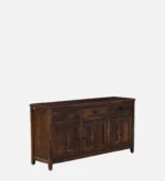 Sheesham Wood Sideboard In Scratch Resistant Provincial Teak Finish - Image 3
