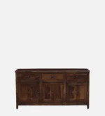 Sheesham Wood Sideboard In Scratch Resistant Provincial Teak Finish - Image 2