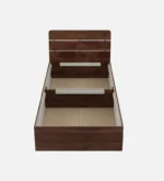 Single Bed In Sheesham Finish With Box Storage - Image 4