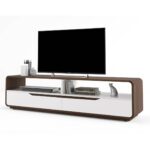 Engineering Wood Free Standing TV Unit in White Finish - Image 3