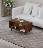 Coffee Table In Brown Maple Colour - Image 3