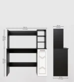 Study Table In Black And White Colour - Image 6