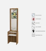 Dressing Table in Teak & White Colour - Image 3