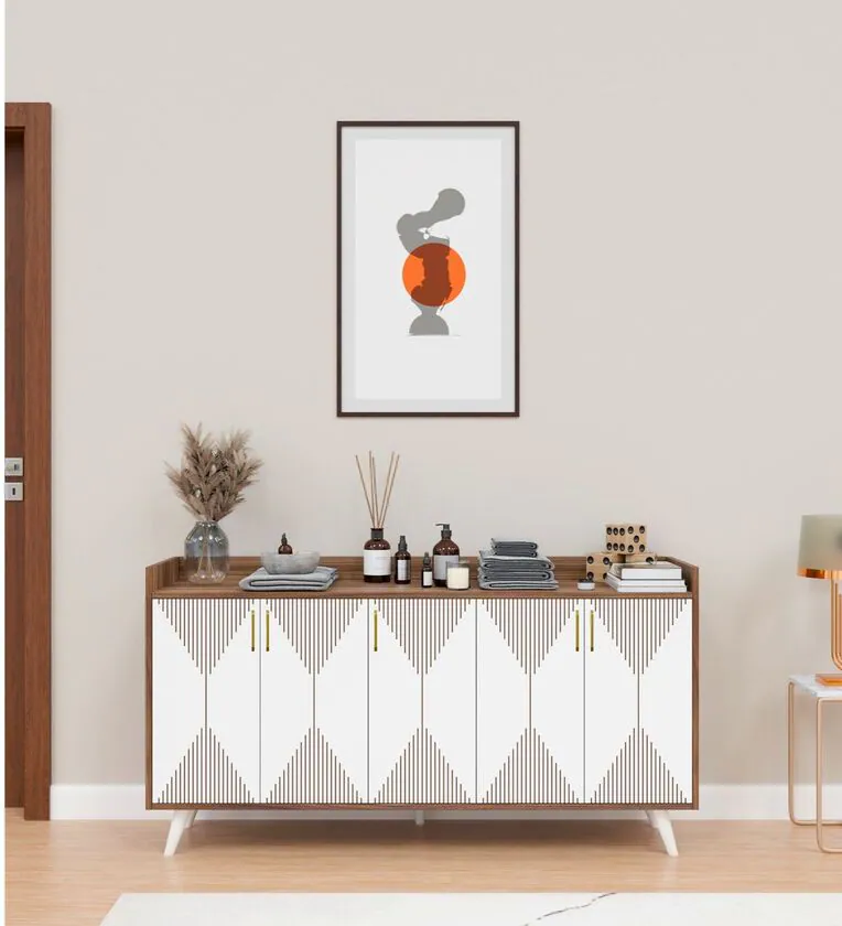 meko-sideboard-in-noce-lyon---white-finish-meko-sideboard-in-noce-lyon---white-finish-z4f354 Sideboard & White Finish - Image 1