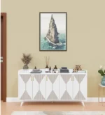 Sideboard In White Finish