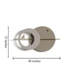 Modern Deer Metal Wall Art Decor For Living Room - Image 2