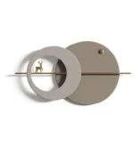 Modern Deer Metal Wall Art Decor For Living Room - Image 3