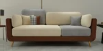 3 Seater Sofa in Brown & Beige Colour