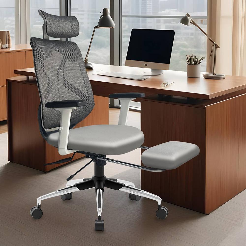 mxUTlnkVfuM-00Baseimage-(1) Office Chair in Grey - Image 1