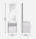 Dressing Unit in White Finish - Image 4