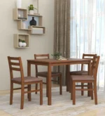 4 Seater Dining Set in Antique Oak Finish