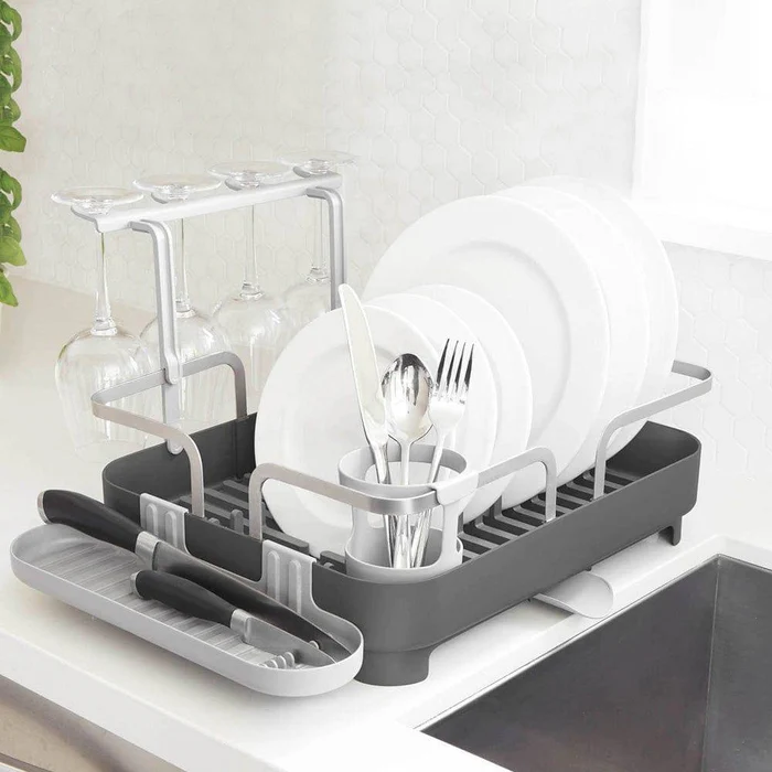 umbra-holster-dish-rack-charcoal-1 Dish Rack - Charcoal - Image 1