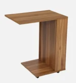C Shaped Table In Lyon Walnut Finish - Image 2